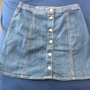 Gently used H&M denim skirt size 10 Girls